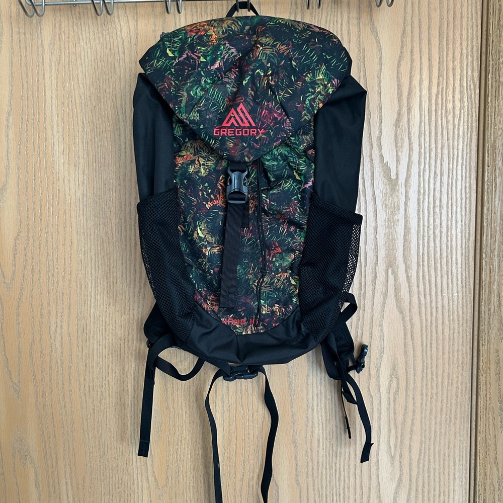 Gregory Black and Multicolor Men's Backpack